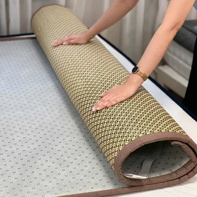 Chiếu sợi mây lạnh Cool Mat hạ nhiệt cho làn da - Ảnh 5