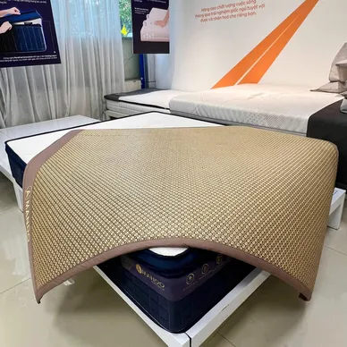 Chiếu sợi mây lạnh Cool Mat hạ nhiệt cho làn da - Ảnh 6