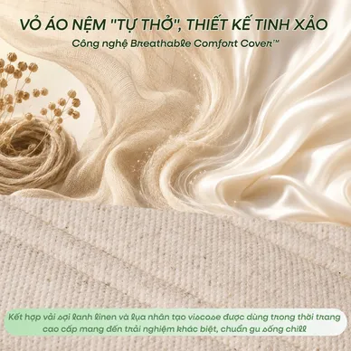 Nệm cao su cân bằng nhiệt 3in1 Gummi Hybrid Plus - Ảnh 7