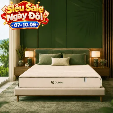 Nệm cao su cân bằng nhiệt 3in1 Gummi Hybrid Plus - Ảnh 12
