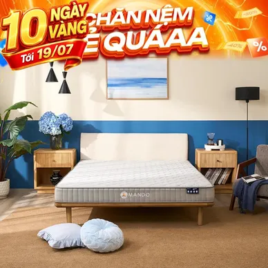 Nệm lò xo túi độc lập Amando Eco 17cm thiết kế nhỏ gọn - Ảnh 13