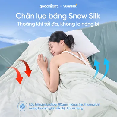 Chăn lụa băng Goodnight Snow Silk - Ảnh 5