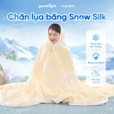 Chăn lụa băng Goodnight Snow Silk - Ảnh 2