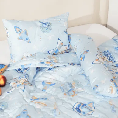 Bộ chăn gối đi học Nunu Petit Little World 5CT - Ảnh 16