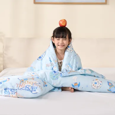 Bộ chăn gối đi học Nunu Petit Little World 5CT - Ảnh 8