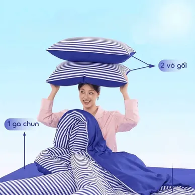 Bộ ga chun 3 chi tiết Goodnight Mira Mịn - Ảnh 10