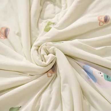 Bộ chăn gối thông hơi làm mát Nunu Petit Ice Bear - Ảnh 14