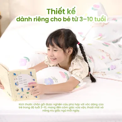 Bộ chăn gối thông hơi làm mát Nunu Petit Ice Bear - Ảnh 3