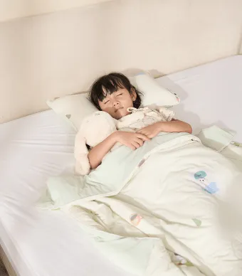 Bộ chăn gối thông hơi làm mát Nunu Petit Ice Bear - Ảnh 11