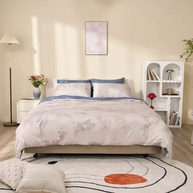 Bộ ga trải giường hoạ tiết Goodnight Airsilk Flora 4 chi tiết - Ảnh 6