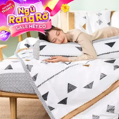 Bộ Ga chun microfiber Amando Ellie họa tiết 4 chi tiết M04 - Thumbnail