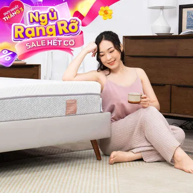 Nệm foam làm mát, kháng khuẩn nâng đỡ 5 vùng Comfy Lux 1.0 - Thumbnail