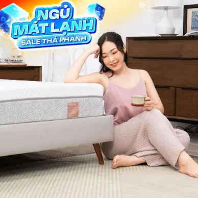 Nệm foam làm mát, kháng khuẩn nâng đỡ 5 vùng Comfy Lux 1.0 - Thumbnail