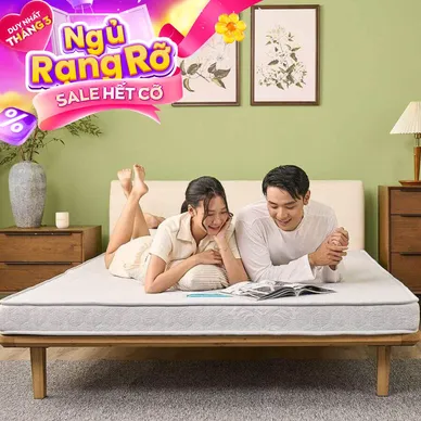 Nệm bông ép cao cấp Wonjun Pure Premium nâng đỡ vững chắc dày 12cm gấp 2 - Thumbnail