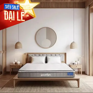 Nệm lò xo Goodnight SleepWave Hybrid (Sleep Wave 4.0) giảm tiếng ồn dày 20cm - Thumbnail