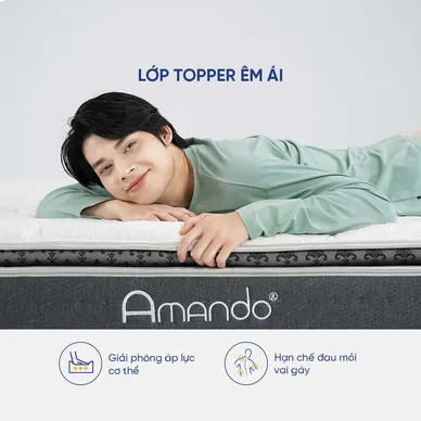 Nệm lò xo Amando Primo cao cấp dày 31cm - Thumbnail