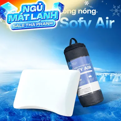 [BST Ngủ Mát] Gối foam iComfy Sofy Air Êm Mát Chống Nóng - Thumbnail