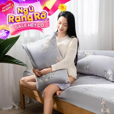 Bộ ga chun Lụa tencel cao cấp Amando Bliss 4 chi tiết mã TC005 - Thumbnail