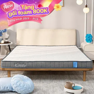 [TẶNG GỐI FOAM 800K] Nệm foam iComfy Basic 2.0 giá tiết kiệm - Thumbnail