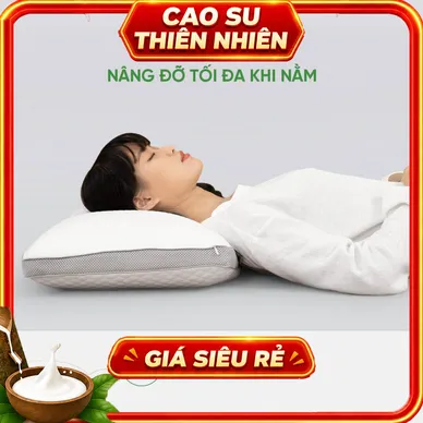 Gối cao su Gummi Standard 100% thiên nhiên thoáng khí - Thumbnail