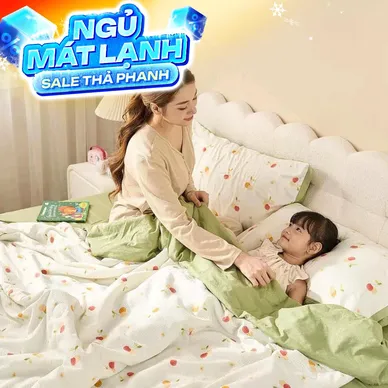 Bộ ga chun vỏ chăn Goodnight Bamboo mềm mại, điều hòa thân nhiệt - Thumbnail