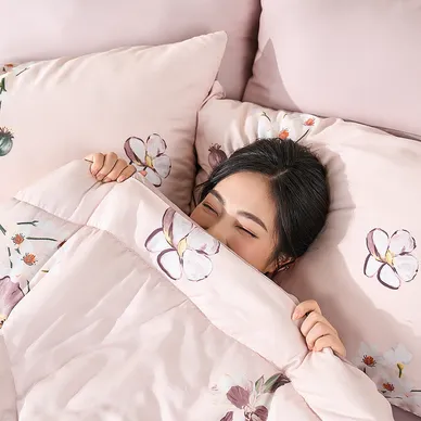 Bộ ga chun sợi gỗ thiên nhiên tencel Amando Aleena 5 chi tiết - Thumbnail