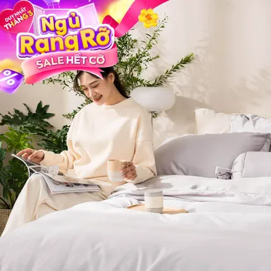 Bộ chăn ga phủ chần lụa tencel cao cấp Amando Élan 5 chi tiết (TC001 và TC005) - Thumbnail