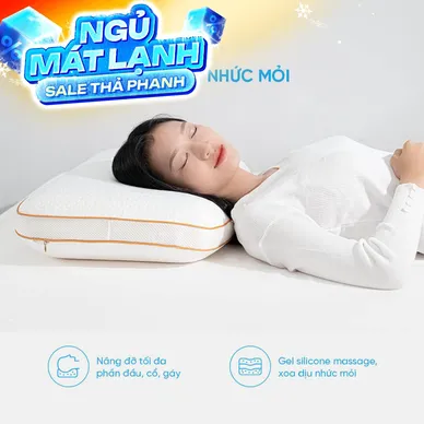 Gối memory foam Doona L'amore cool gel mát lạnh - Thumbnail