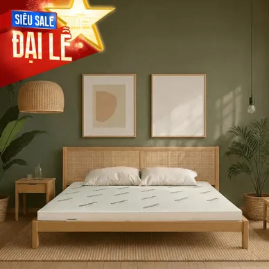 Nệm cao su thiên nhiên Gummi Classic thế hệ mới dày 5/10/15cm - Thumbnail
