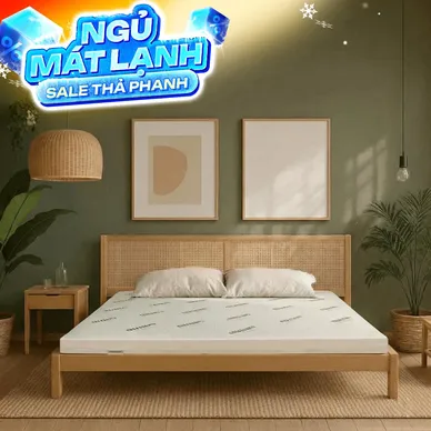 Nệm cao su thiên nhiên Gummi Classic thế hệ mới dày 5/10/15cm - Thumbnail