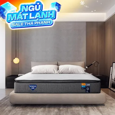 Nệm lò xo Spring Air Back Supporter Firm Plus nâng đỡ làm mát dày 26cm - Thumbnail