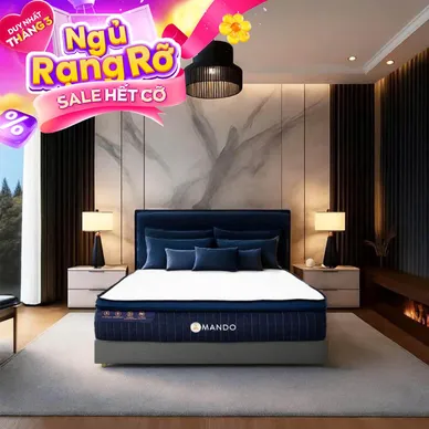 Nệm lò xo Amando Innovation 7 vùng linh hoạt dày 30cm - Thumbnail