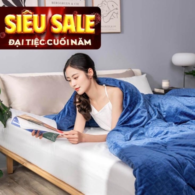 Chăn đông lông thỏ mềm mịn giữ ấm Amando Warm