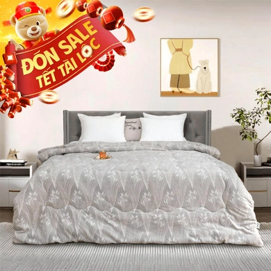 Chăn đại hàn lông thỏ mềm mịn giữ ấm Amando Warm