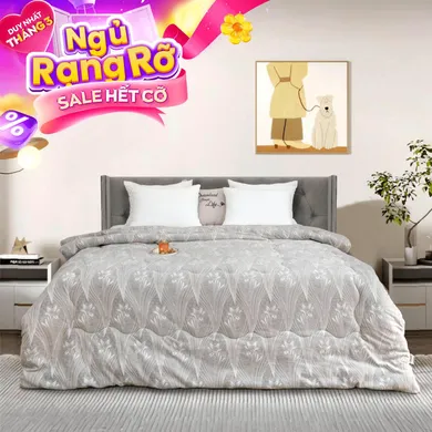 Chăn đông lông thỏ mềm mịn giữ ấm Amando Warm