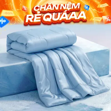 Chăn băng tuyết Amando Ice Silk mỏng nhẹ, giải nhiệt mùa hè