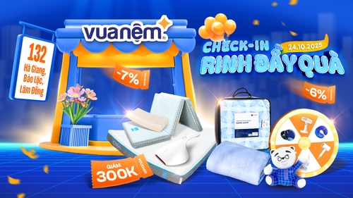 Khai trương cửa hàng Vua Nệm 132 Hà Giang, Lộc Sơn, Bảo Lộc, Lâm Đồng