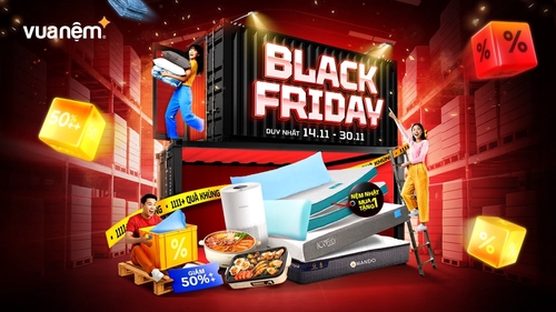 Vua Nệm Black Friday: Nệm Sale Tận Gốc, Quà Tặng Cực Sốc