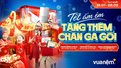 Năm Mới Lì Xì – Nệm Sale Như Ý