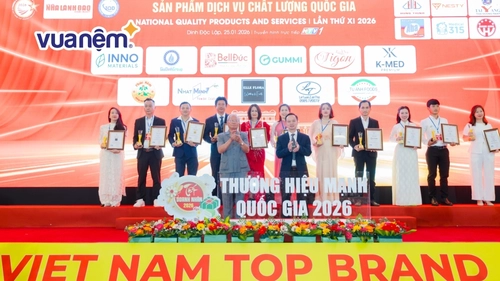 Gummi khẳng định vị thế thương hiệu Quốc Gia tại Vietnam Top Brands 2026