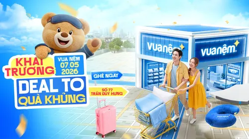 Vua Nệm Khai Trương Cửa Hàng tại 77 Trần Duy Hưng, Yên Hoà, Hà Nội