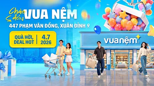Vua Nệm Khai Trương Cửa Hàng tại 12 Ngõ 477 Phạm Văn Đồng, Xuân Đỉnh