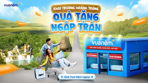 Vua Nệm Khai Trương Cửa Hàng tại 549 Vạn Xuân, Hoài Đức, Hà Nội