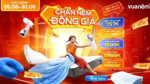 Siêu Sale Cuối Tháng – Chăn Ga Nệm Đồng Giá