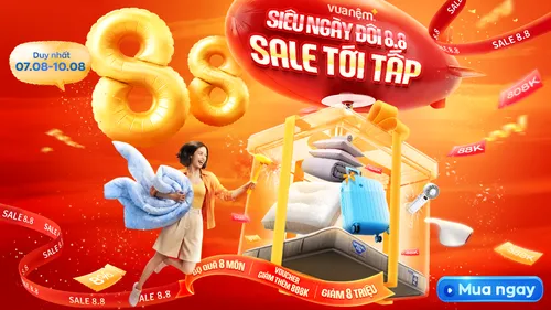 Ưu đãi 8/8: Siêu Ngày Đôi – Sale Tới Tấp