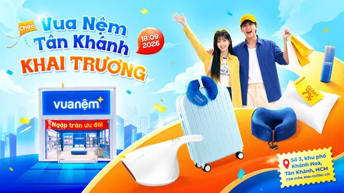 Vua Nệm Khai Trương Cửa Hàng Tại Số 3, Khánh Hoà, Tân Khánh, HCM