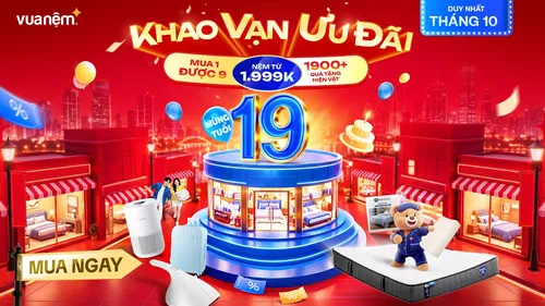 Ưu đãi tháng 10: Mừng Tuổi 19 – Khao Vạn Ưu Đãi