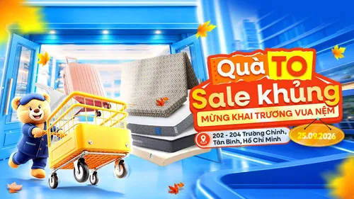 Vua Nệm Khai Trương Cửa Hàng Tại 202-204 Trường Chinh, Tân Bình, Hồ Chí Minh