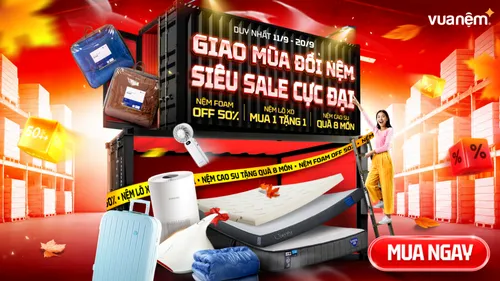 Giao Mùa Đổi Nệm – Siêu Sale Cực Đại