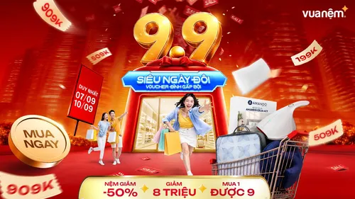 Ưu đãi 9/9: Siêu Ngày Đôi – Voucher Đỉnh Gấp Bội